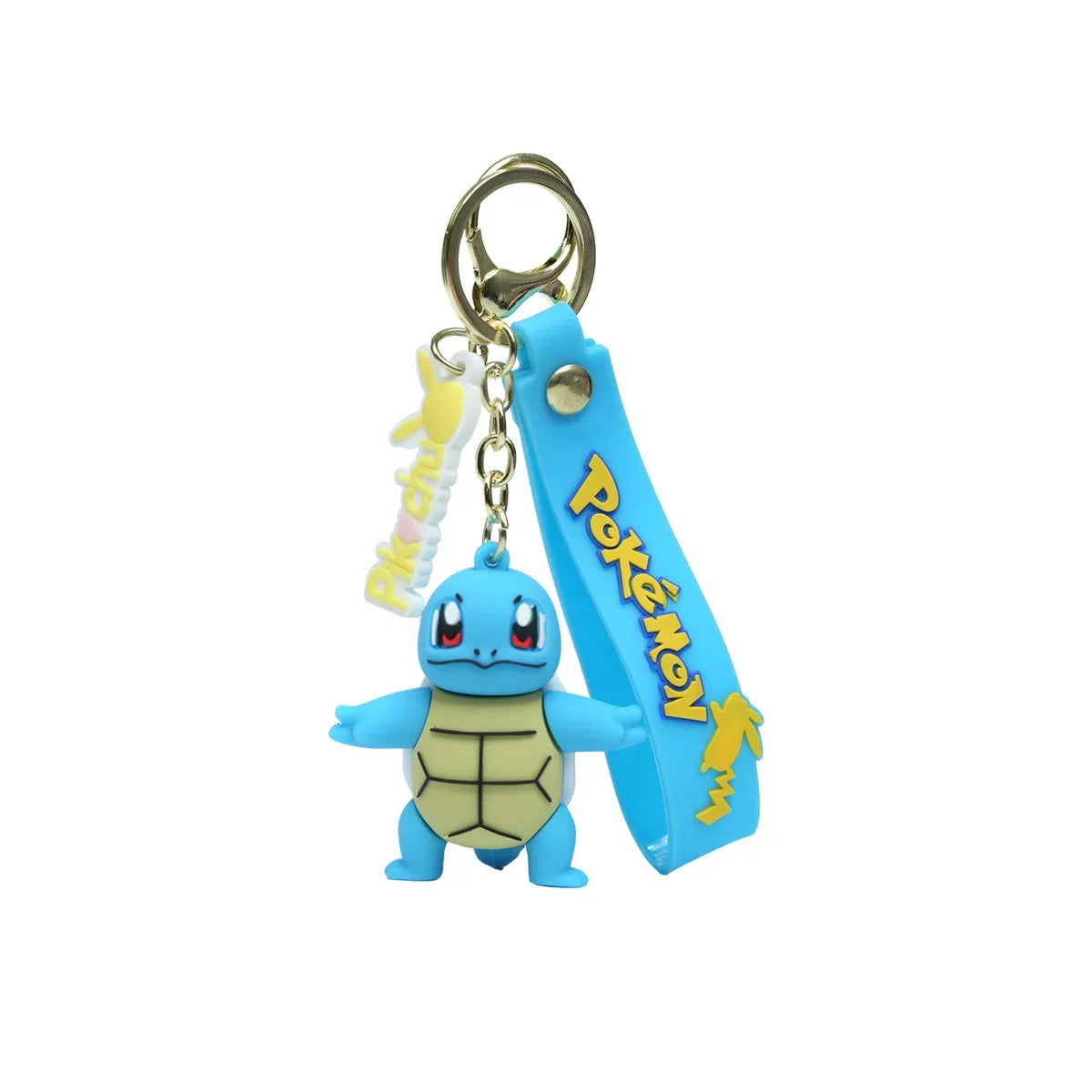 Pokemon Pikachu Keychain Anime Action Figure Toy Kawaii Cartoon Fashion Charmander Psyduck Doll Keyring Car Bag Pendant Kid Gift