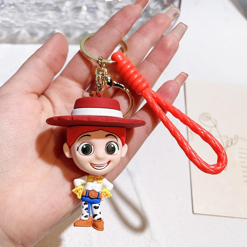Toy Stories Figures Keychain for Bag Toy Stories Keycap Keychain Anime Keychain Toy Inspire Birthday Gifts for Fans 토이스토리 키캡