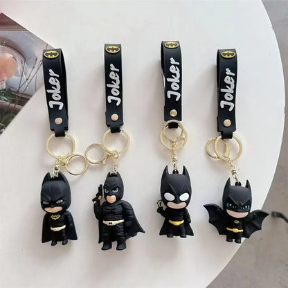 Batman Keychain Car Pendant Anime Superman Backpack Superhero Avengers Pendant Keychain Birthday Gift for Friends