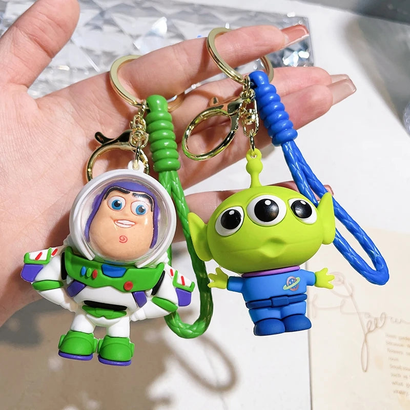Toy Stories Figures Keychain for Bag Toy Stories Keycap Keychain Anime Keychain Toy Inspire Birthday Gifts for Fans 토이스토리 키캡