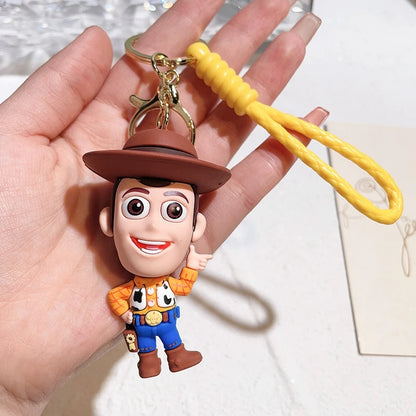 Toy Stories Figures Keychain for Bag Toy Stories Keycap Keychain Anime Keychain Toy Inspire Birthday Gifts for Fans 토이스토리 키캡