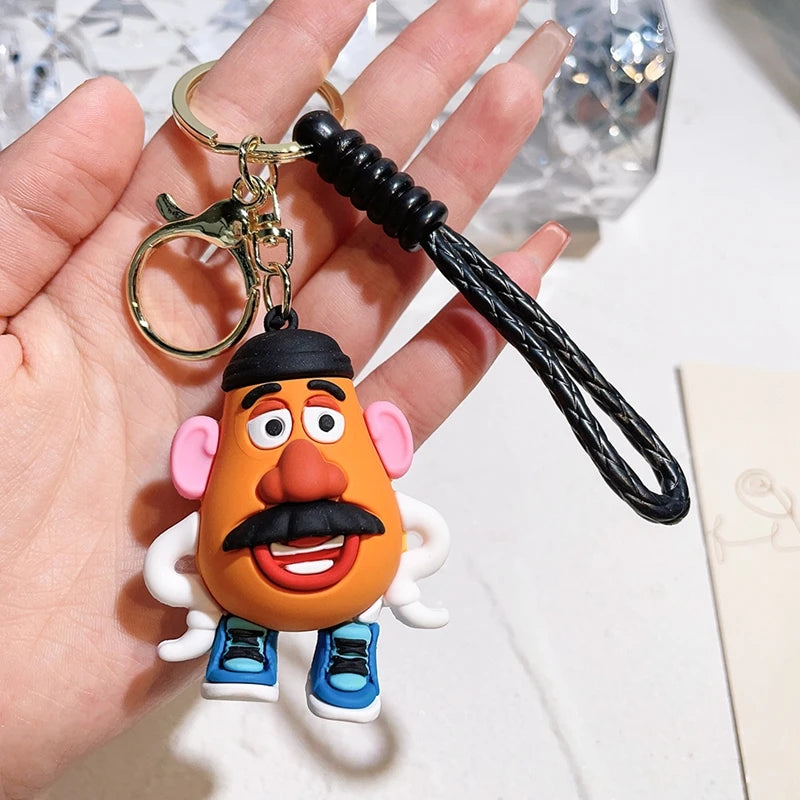 Toy Stories Figures Keychain for Bag Toy Stories Keycap Keychain Anime Keychain Toy Inspire Birthday Gifts for Fans 토이스토리 키캡